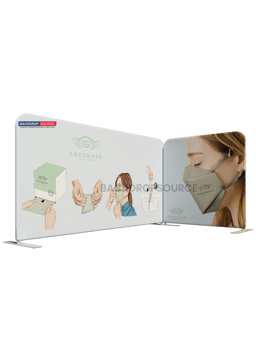 Premium Straight Tension Fabric Backdrop Display