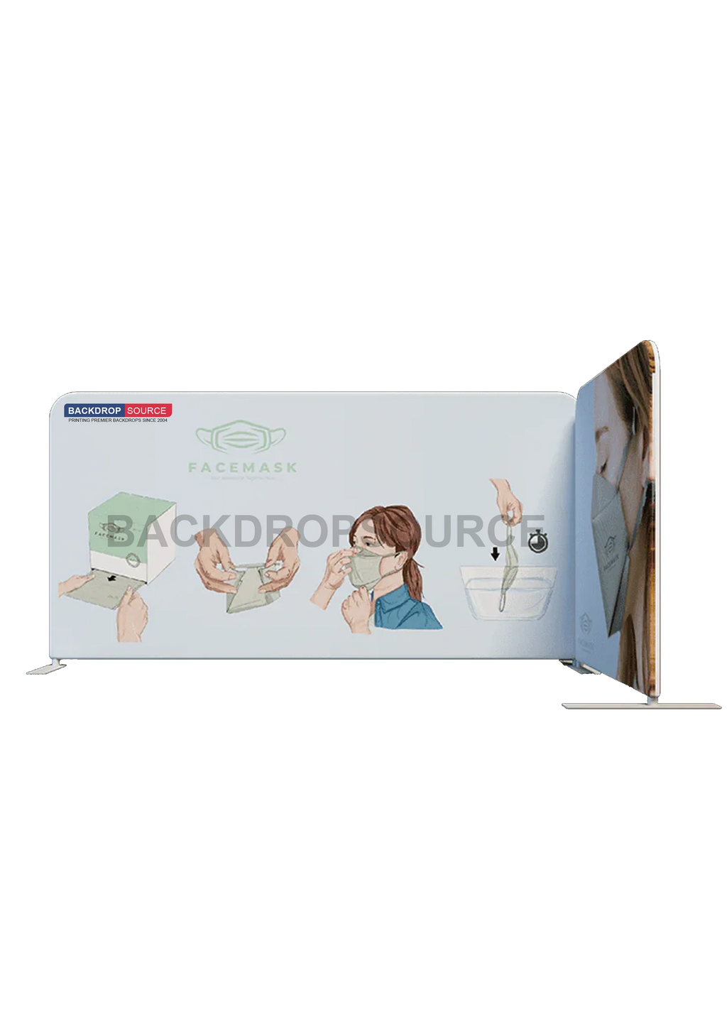 Premium Straight Tension Fabric Backdrop Display