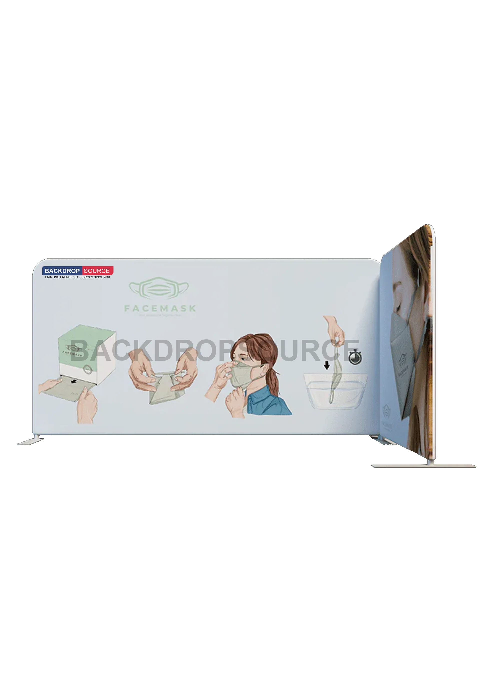 Premium Straight Tension Fabric Backdrop Display